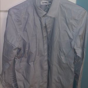 Blue and pink dotted shirt